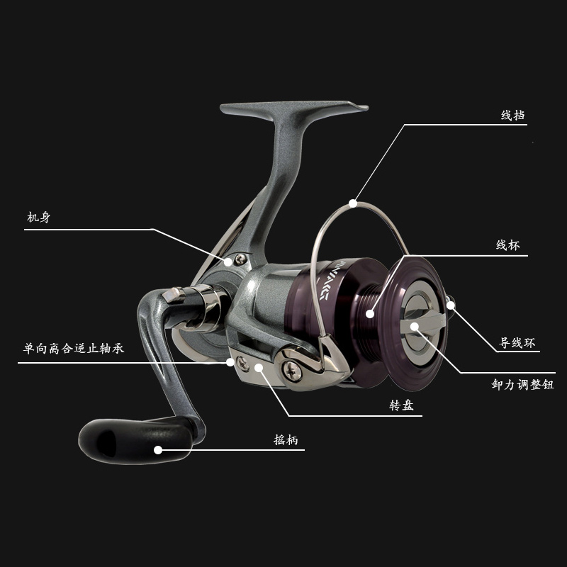 达瓦crossfire lt 4bs纺车轮 - 钓具批发,渔具批发,渔具加盟,开渔具店